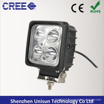 4" 12-60V 3200lm 40W 4X10W CREE LED Folklift Work Light